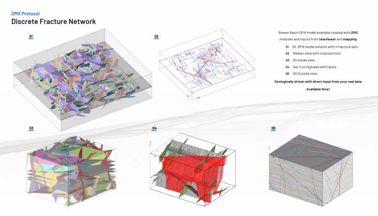 Discrete fracture network (DFN) solutions brought to you by DMX